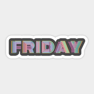 Friday Design Sticker